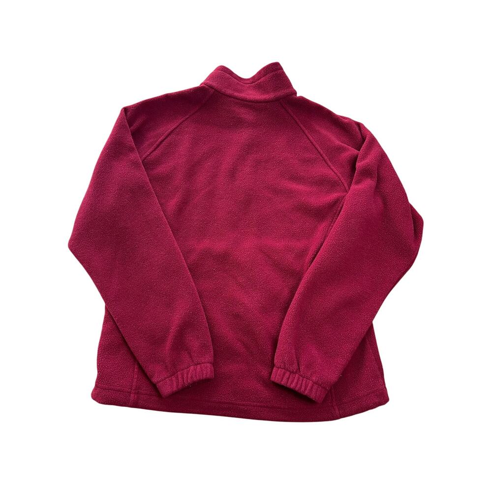 Columbia Sportswear Women's Size M Red Zipper Front Fleece Jacket 207-WL6114 - Picture 2 of 9